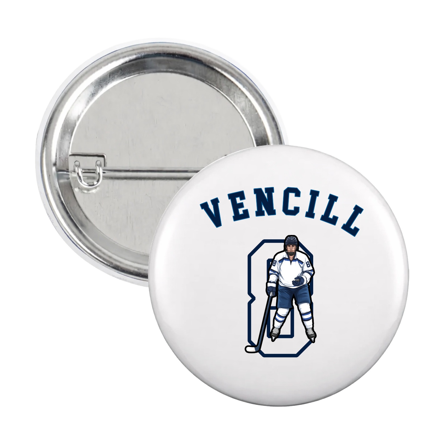 Game Day Button — Shirsey Arch in White