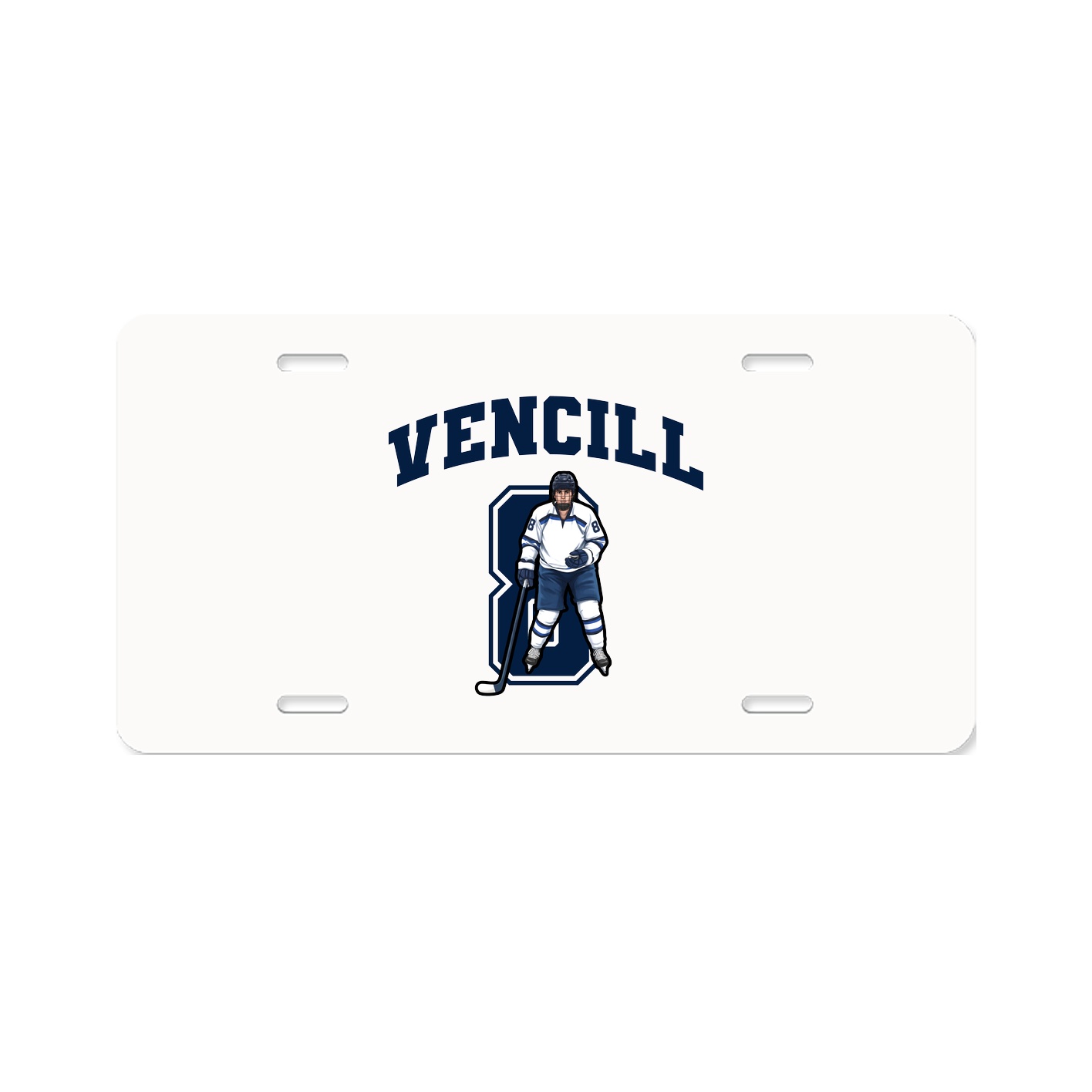 License Plate — Number in Classic