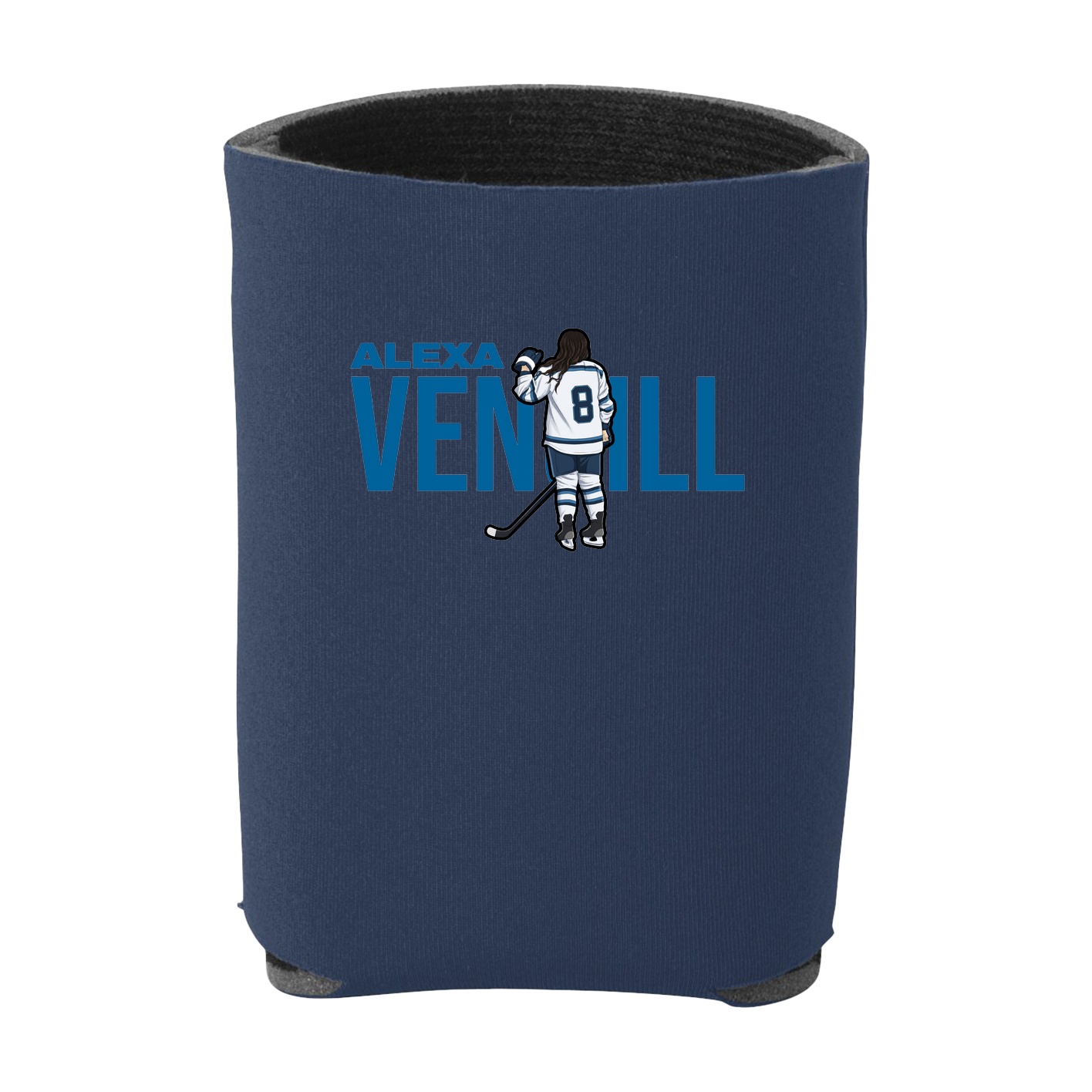 Can Holder — Player Name in Navy
