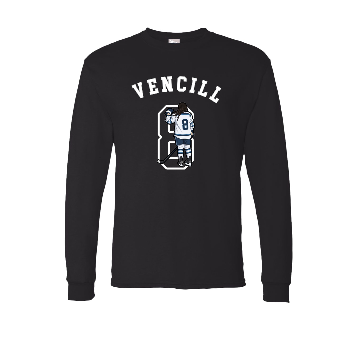 Long Sleeve Tee — Shirsey Arch in Black