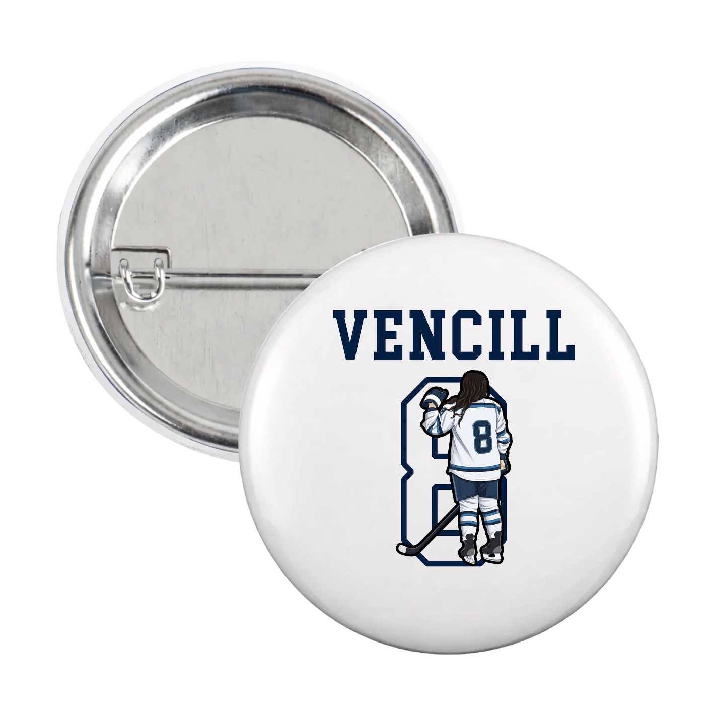 Game Day Button — Shirsey in White