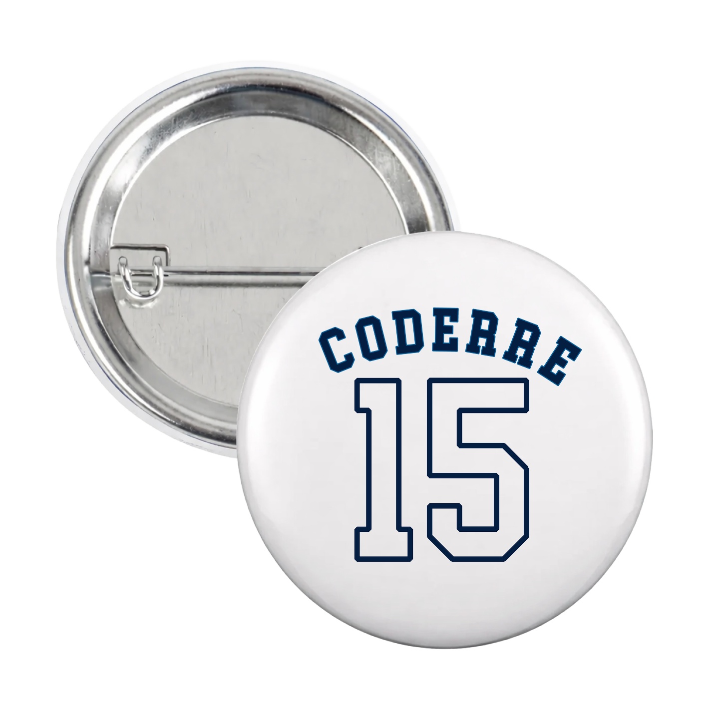 Game Day Button — Shirsey Arch in White