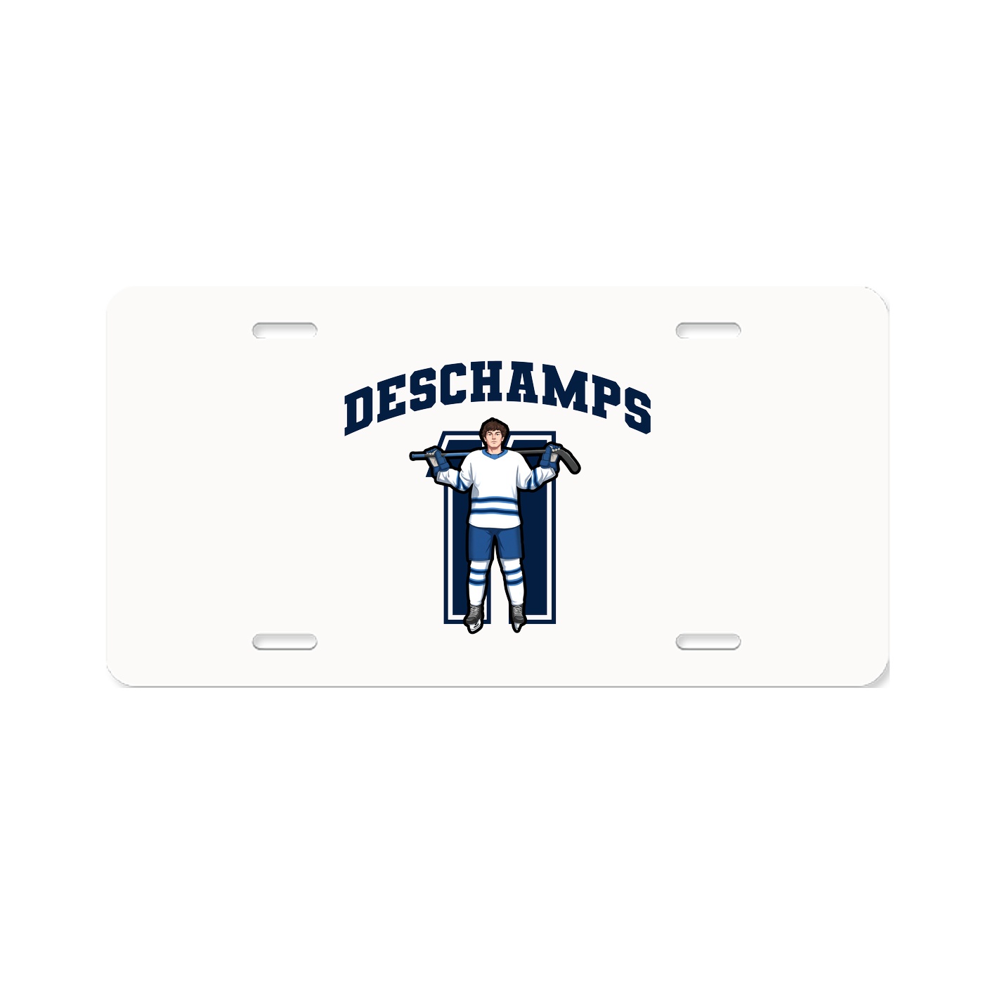 License Plate — Number in Classic