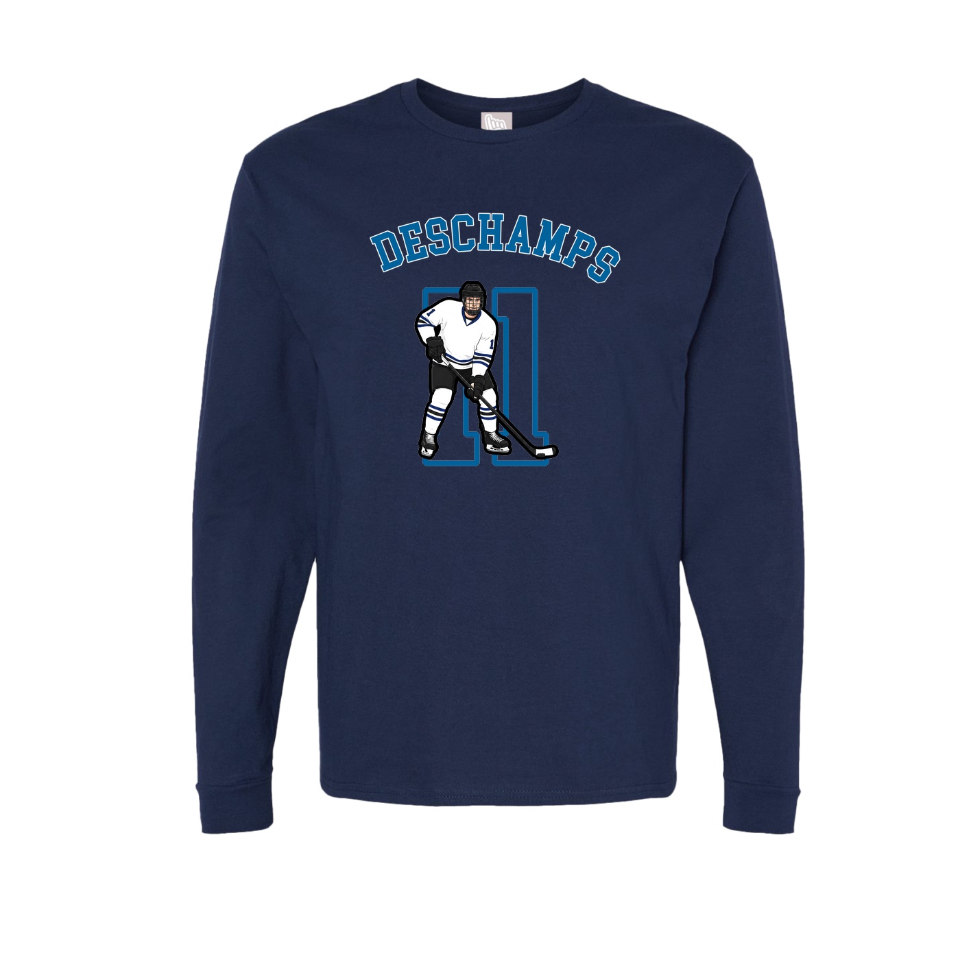 Long Sleeve Tee — Shirsey Arch in Navy