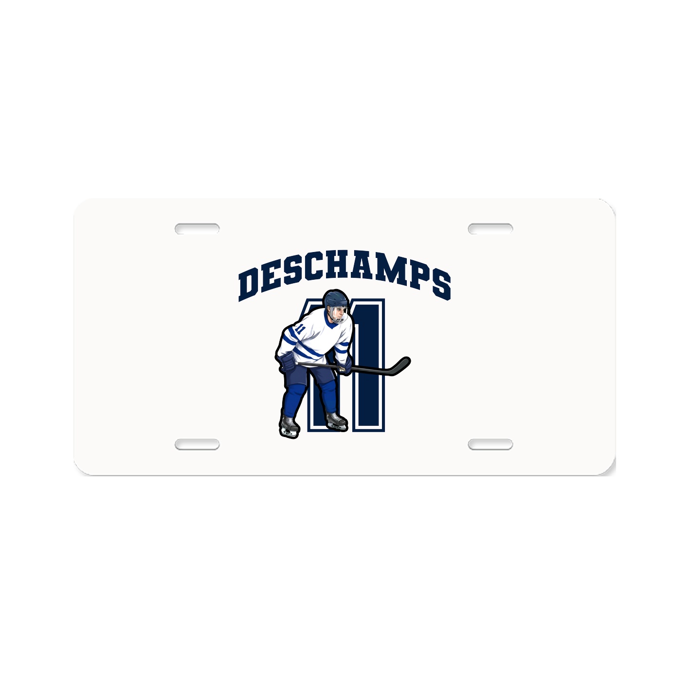 License Plate — Number in Classic