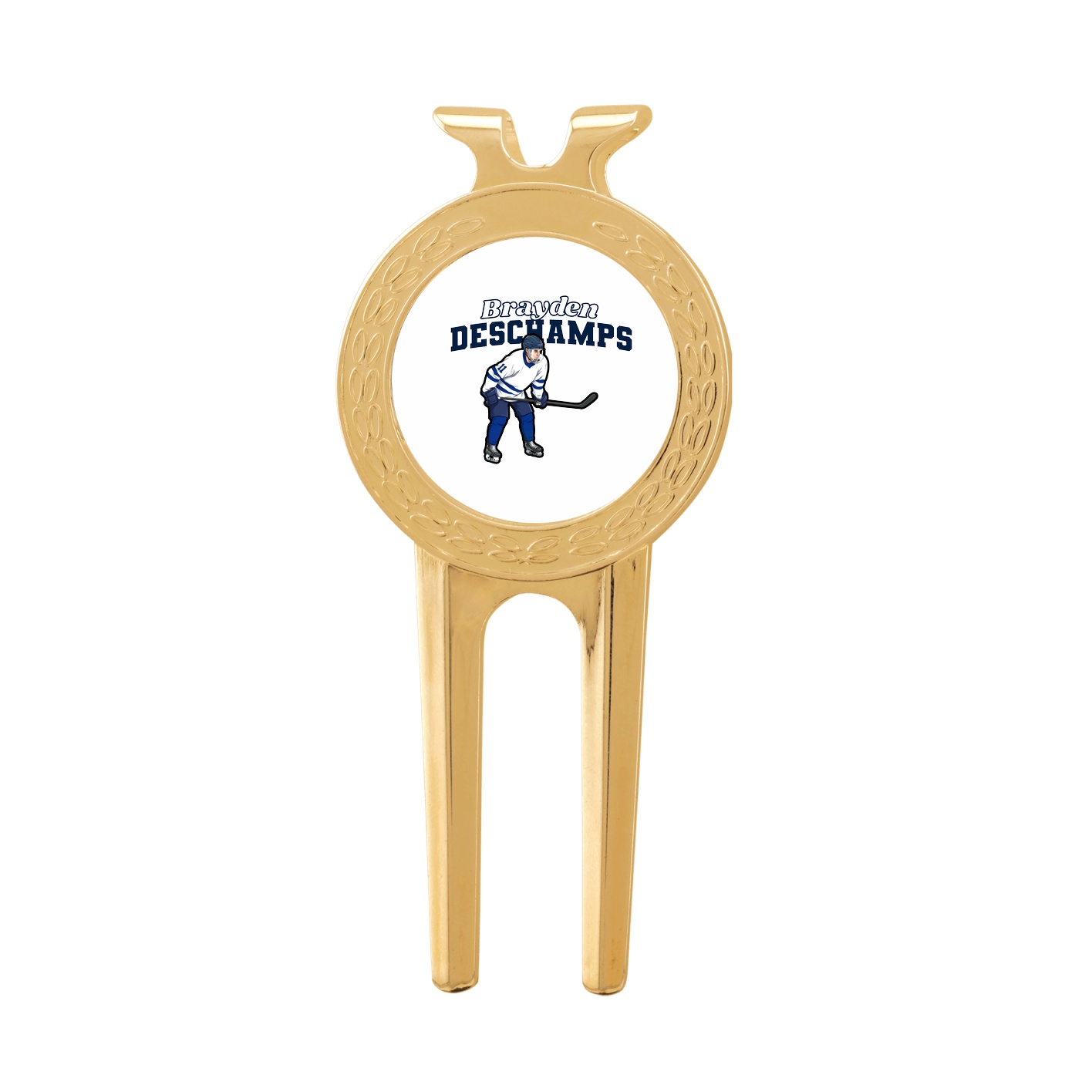 Divot Tool with Ball Marker — Name Arch in Classic