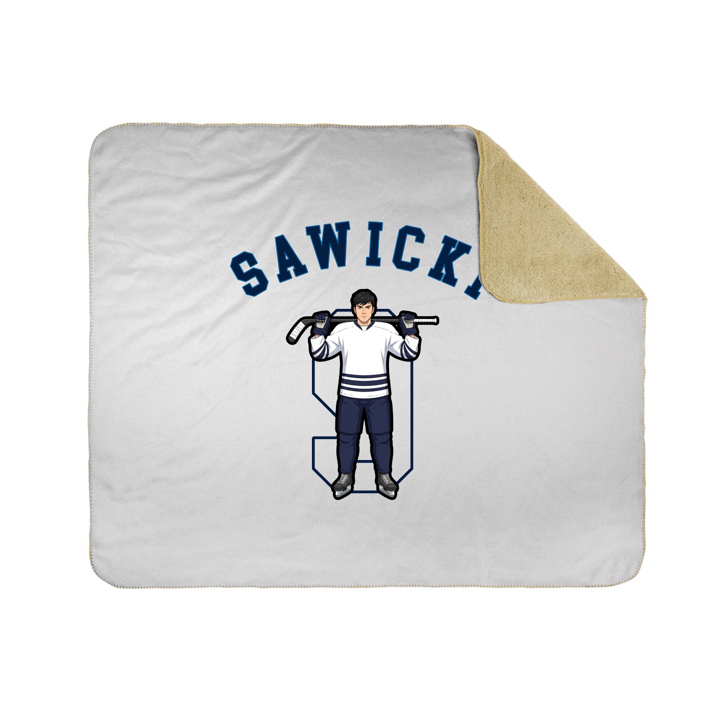 Throw Blanket — Shirsey Arch in White