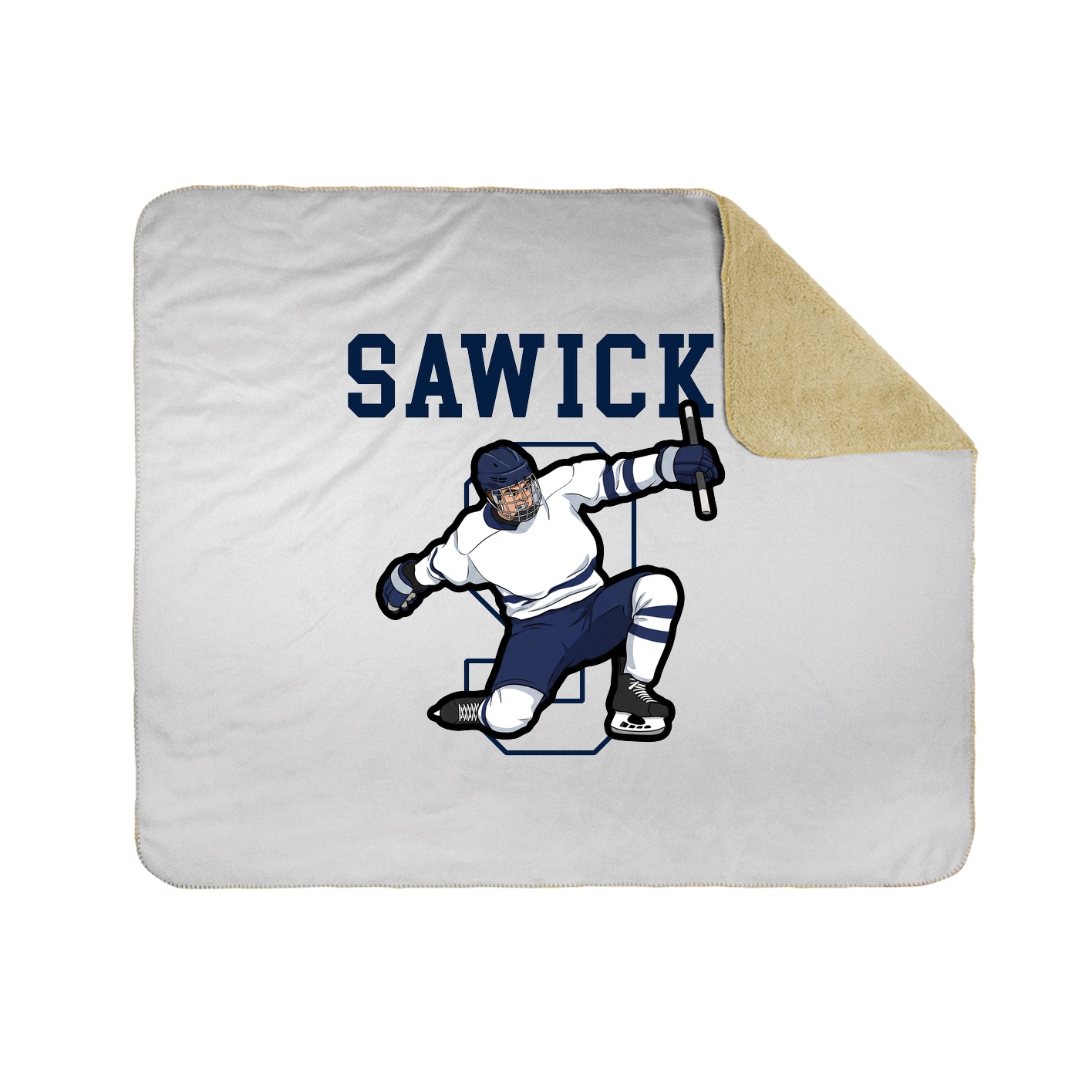 Throw Blanket — Shirsey in White