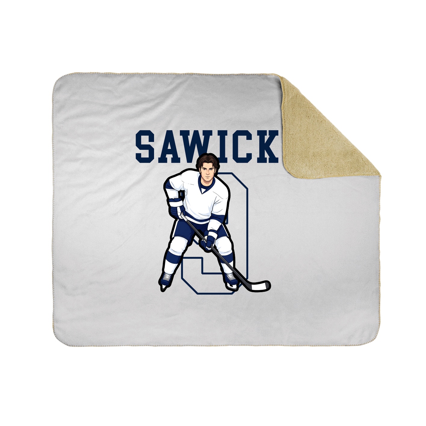 50x60 Sherpa Lined Throw Blanket