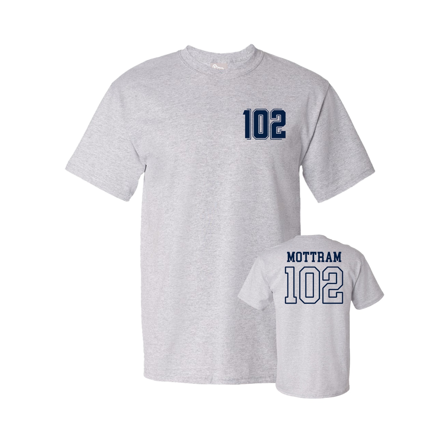 Tee — Chest Back in Grey