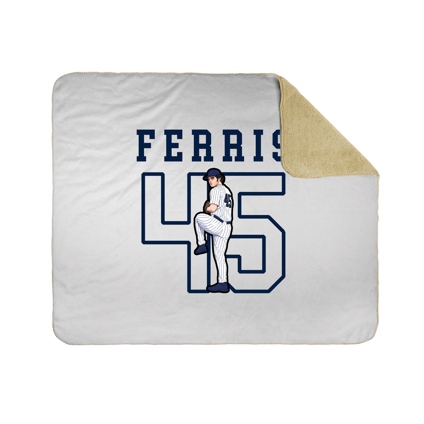 Throw Blanket — Shirsey in White
