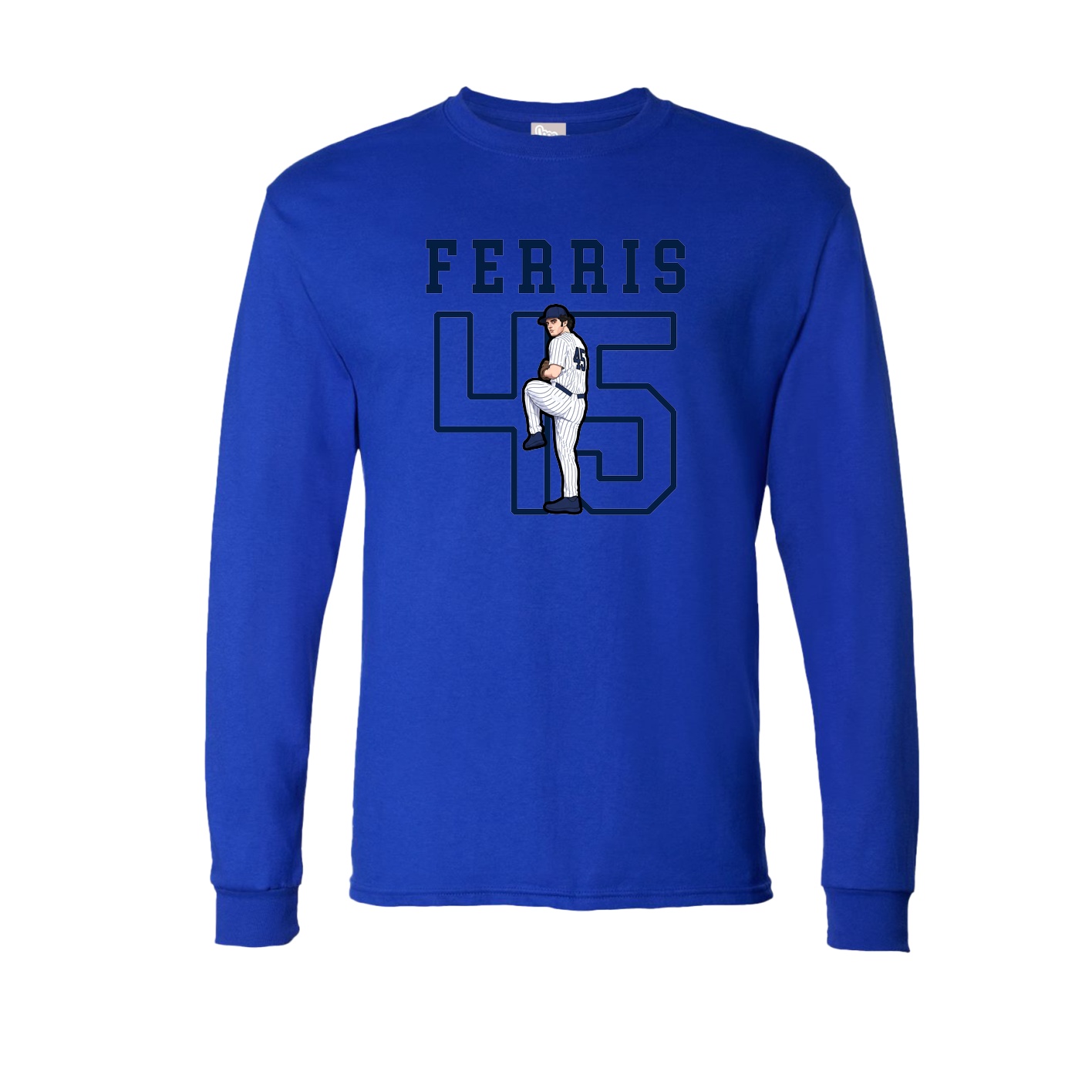 Long Sleeve Tee — Shirsey in Royal