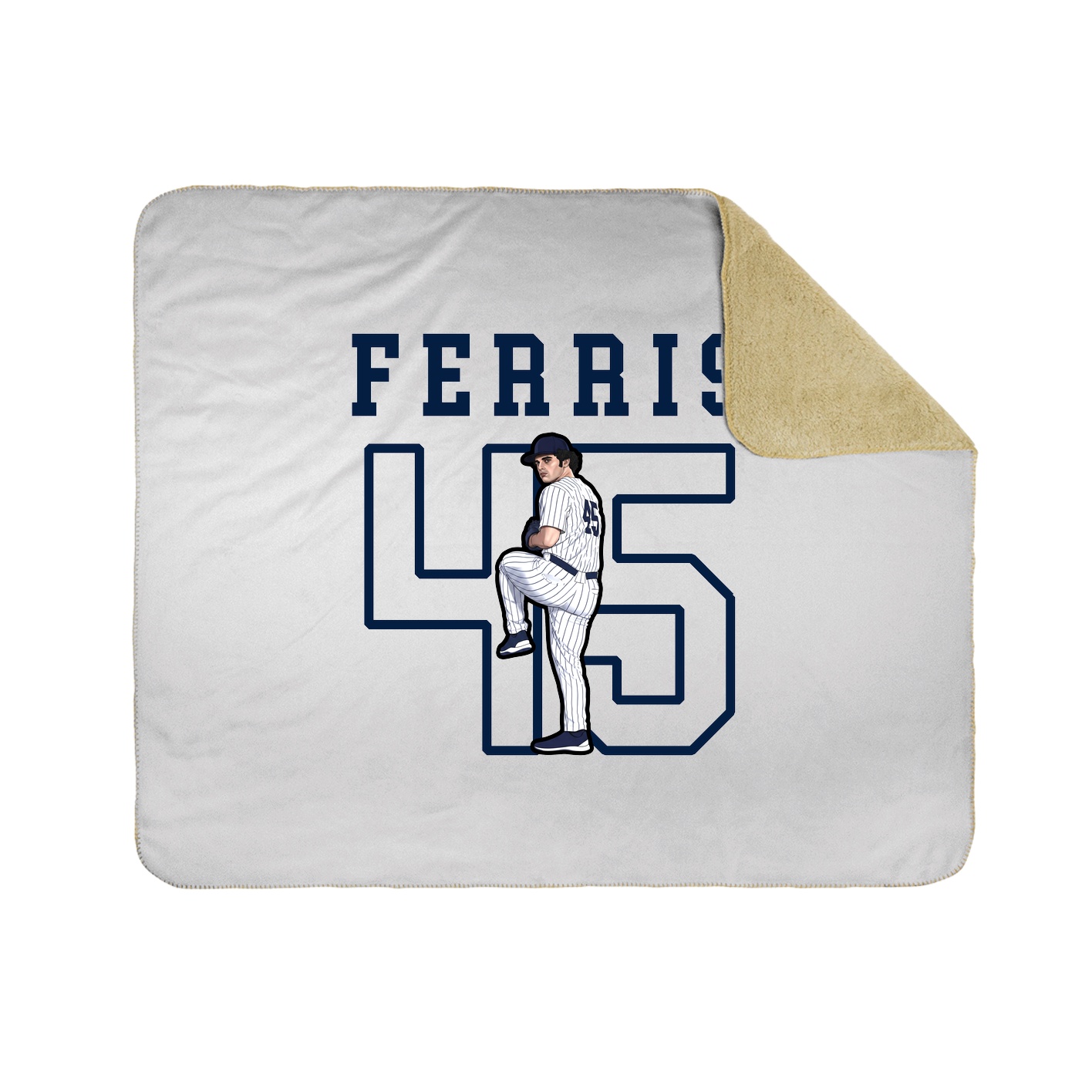 Throw Blanket — Shirsey in White