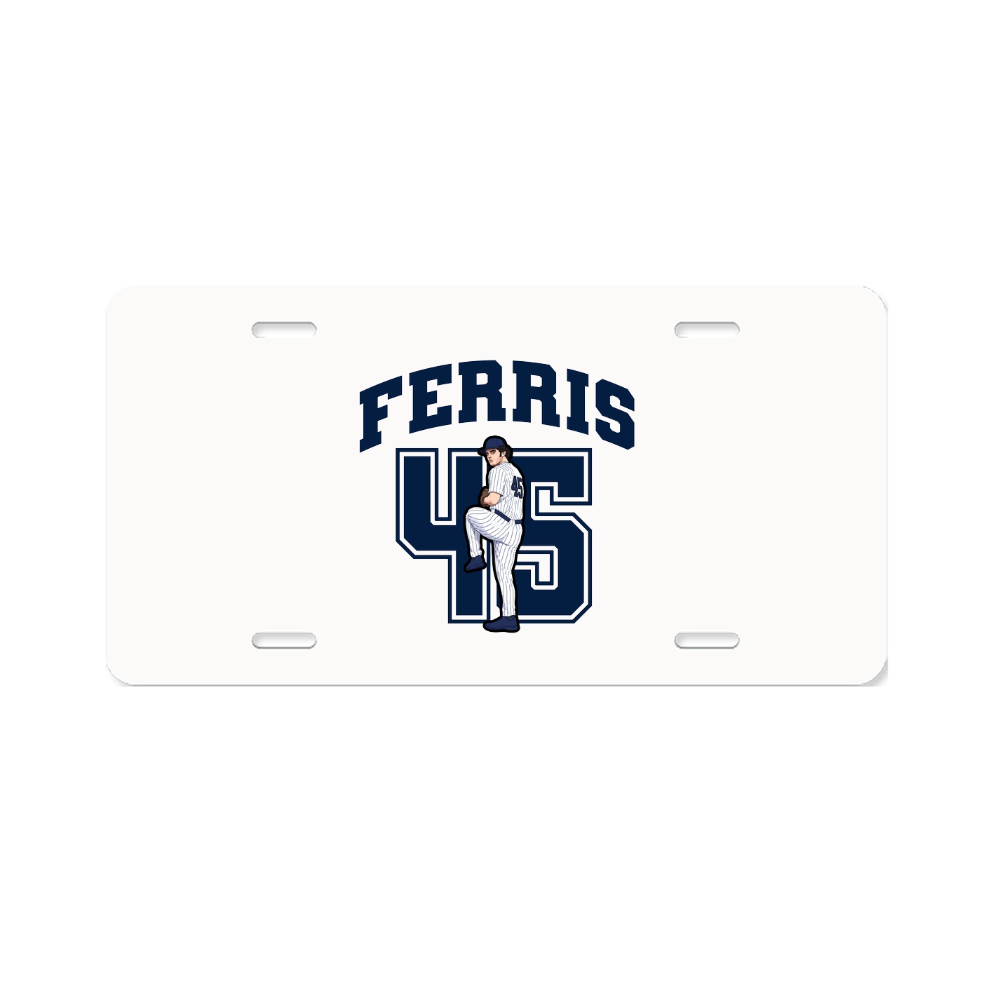 License Plate — Number in Classic