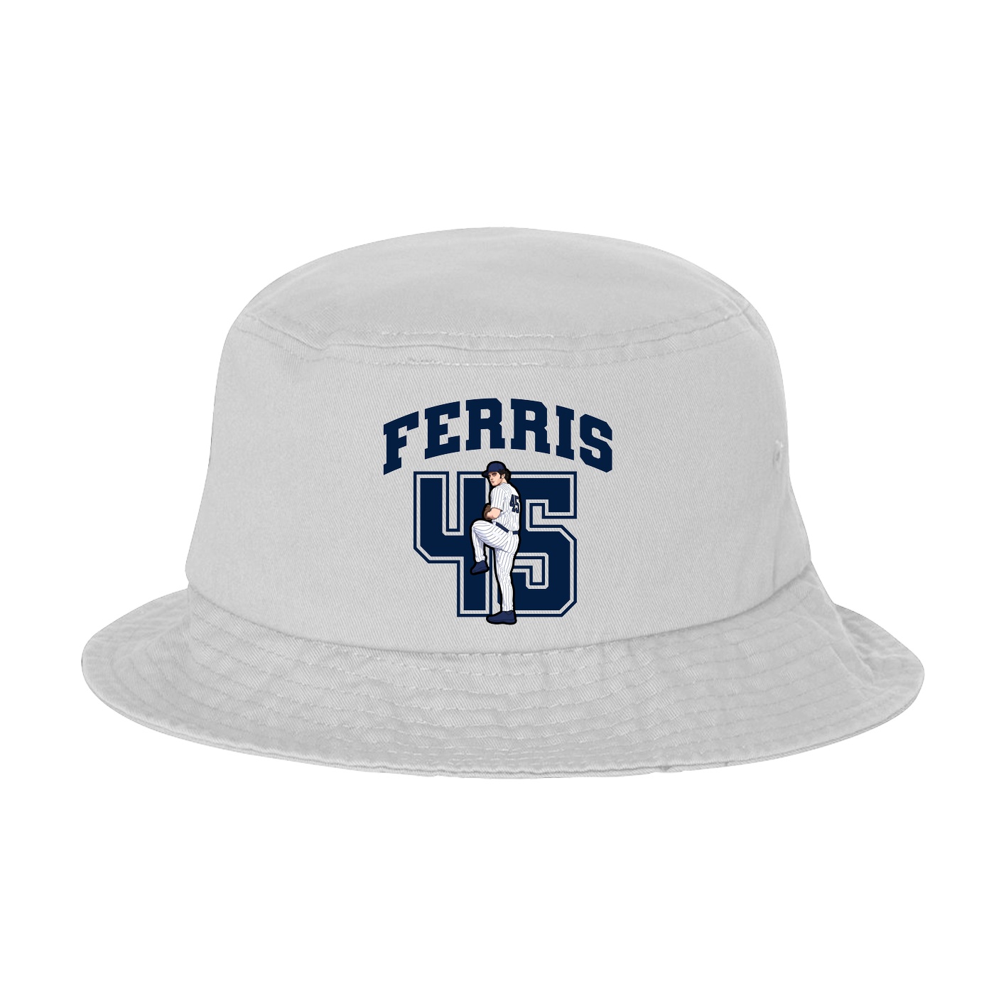 Bucket Cap — Number in White