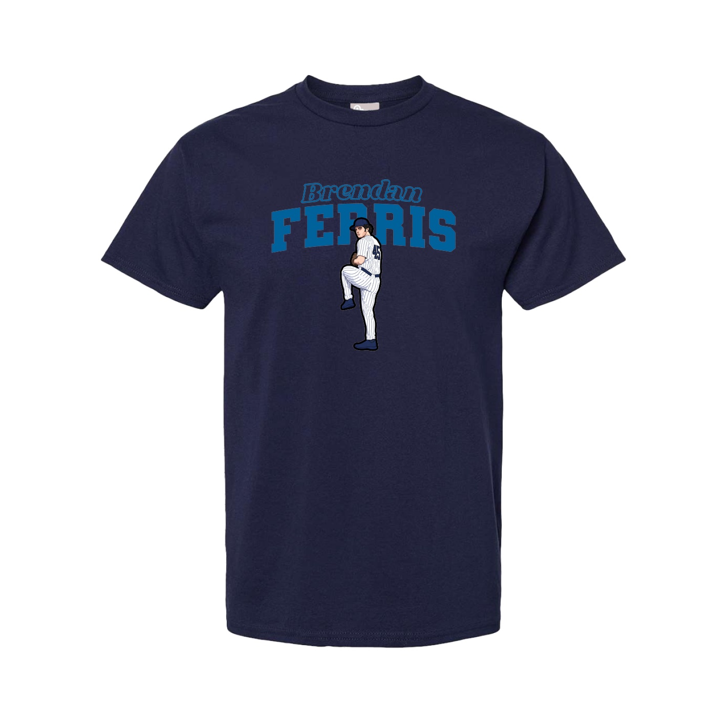 Youth Tee — Name Arch in Navy