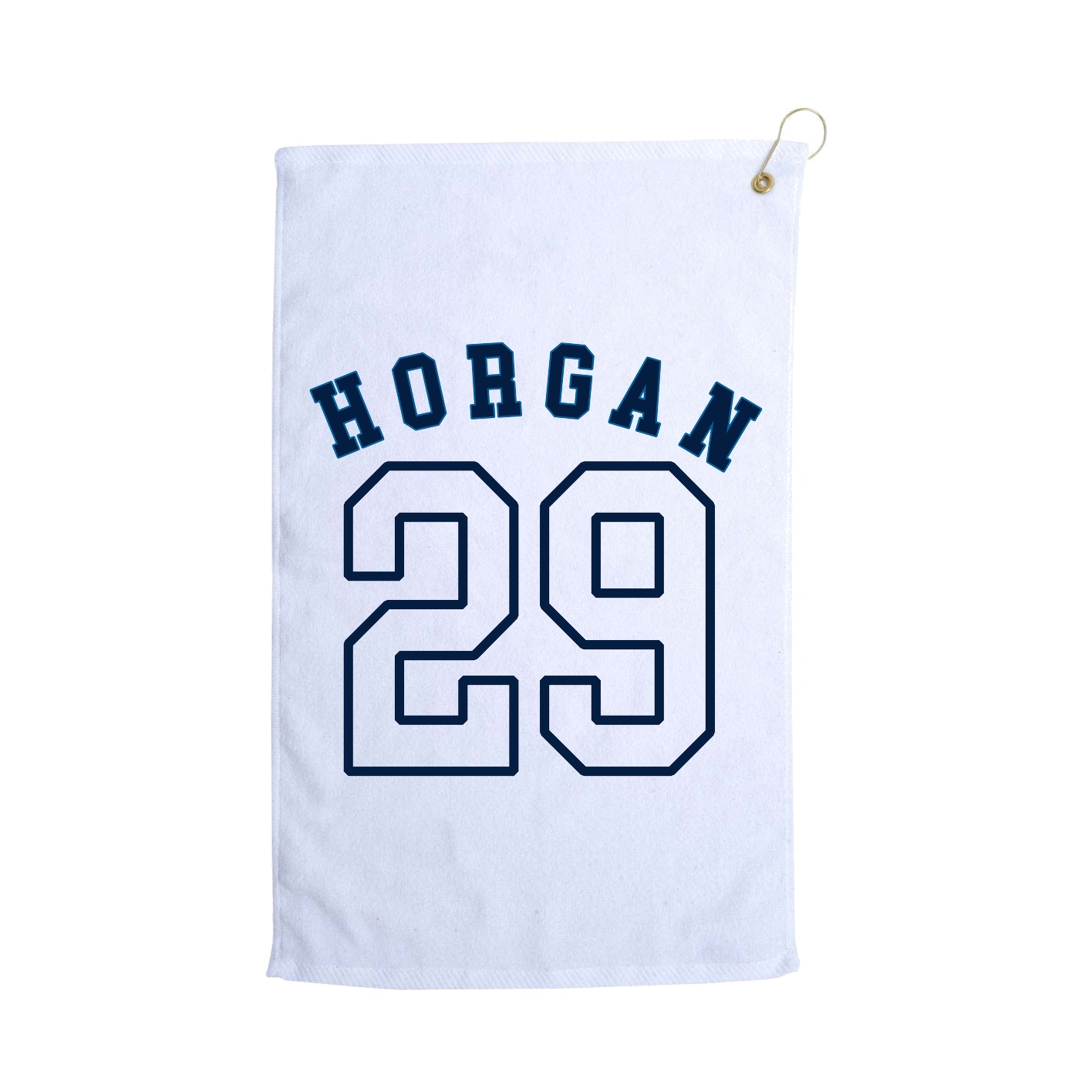 Golf Towel — Shirsey Arch in White