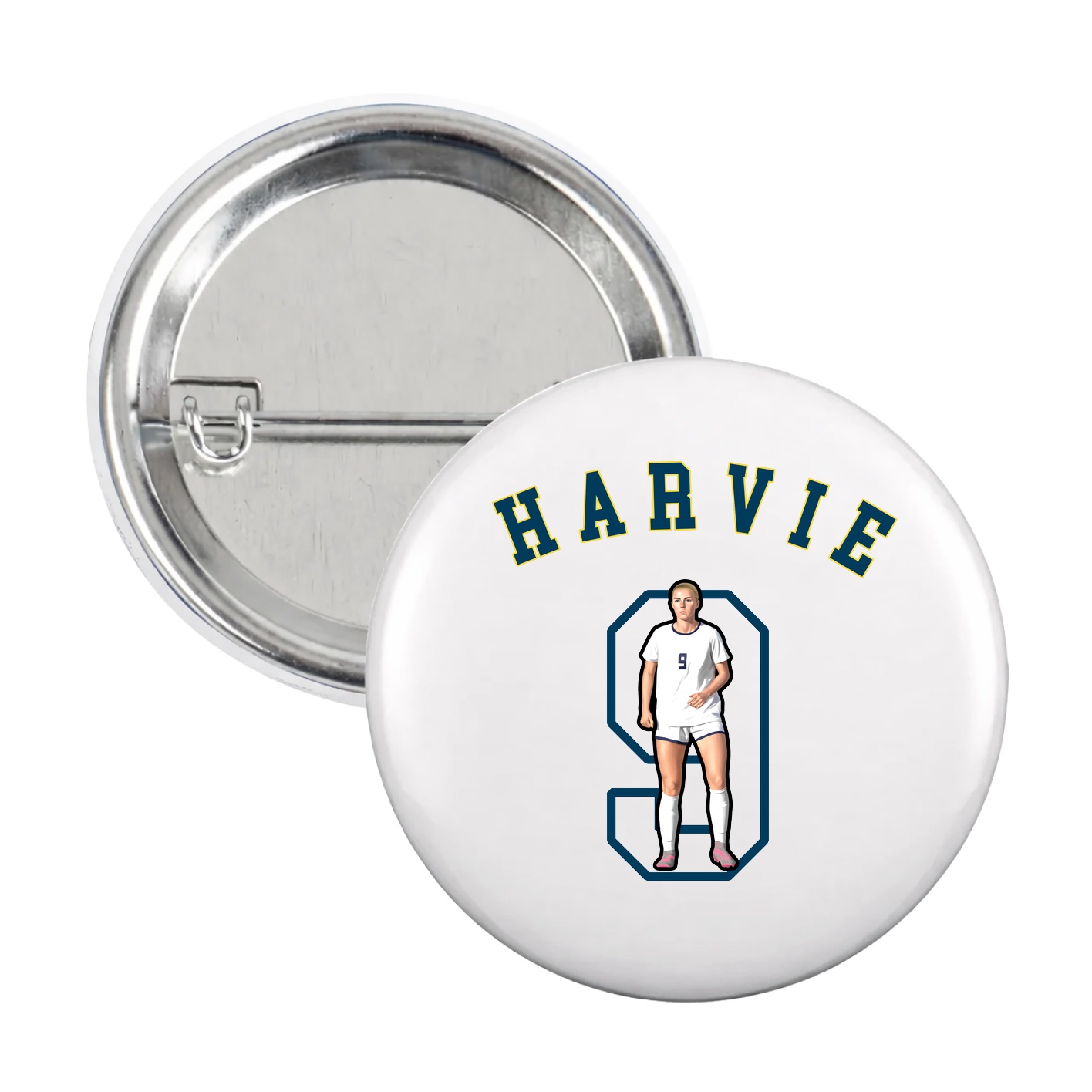 Game Day Button — Shirsey Arch in White