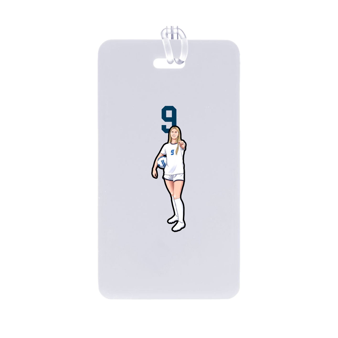 Bag Tag — Number Top in Classic