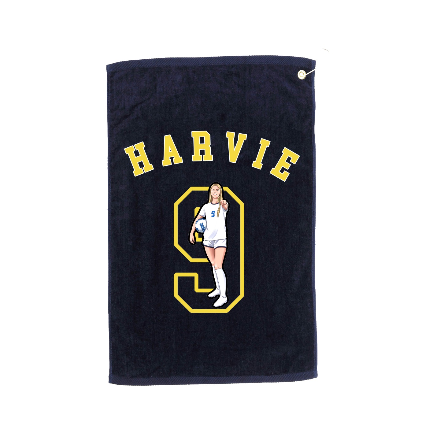 Golf Towel — Shirsey Arch in Navy