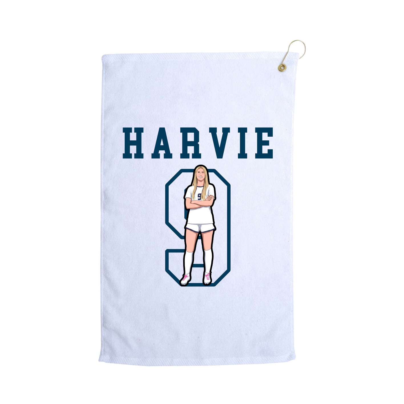 Golf Towel — Shirsey in White