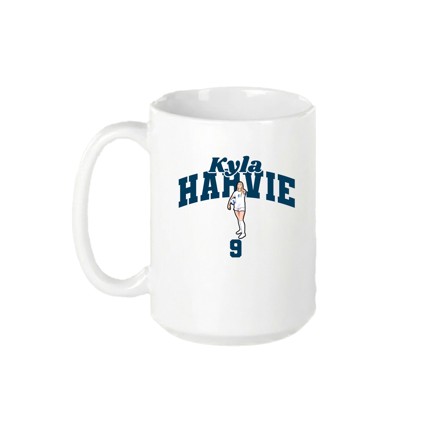 15oz Coffee Mug — Signature Arch in White