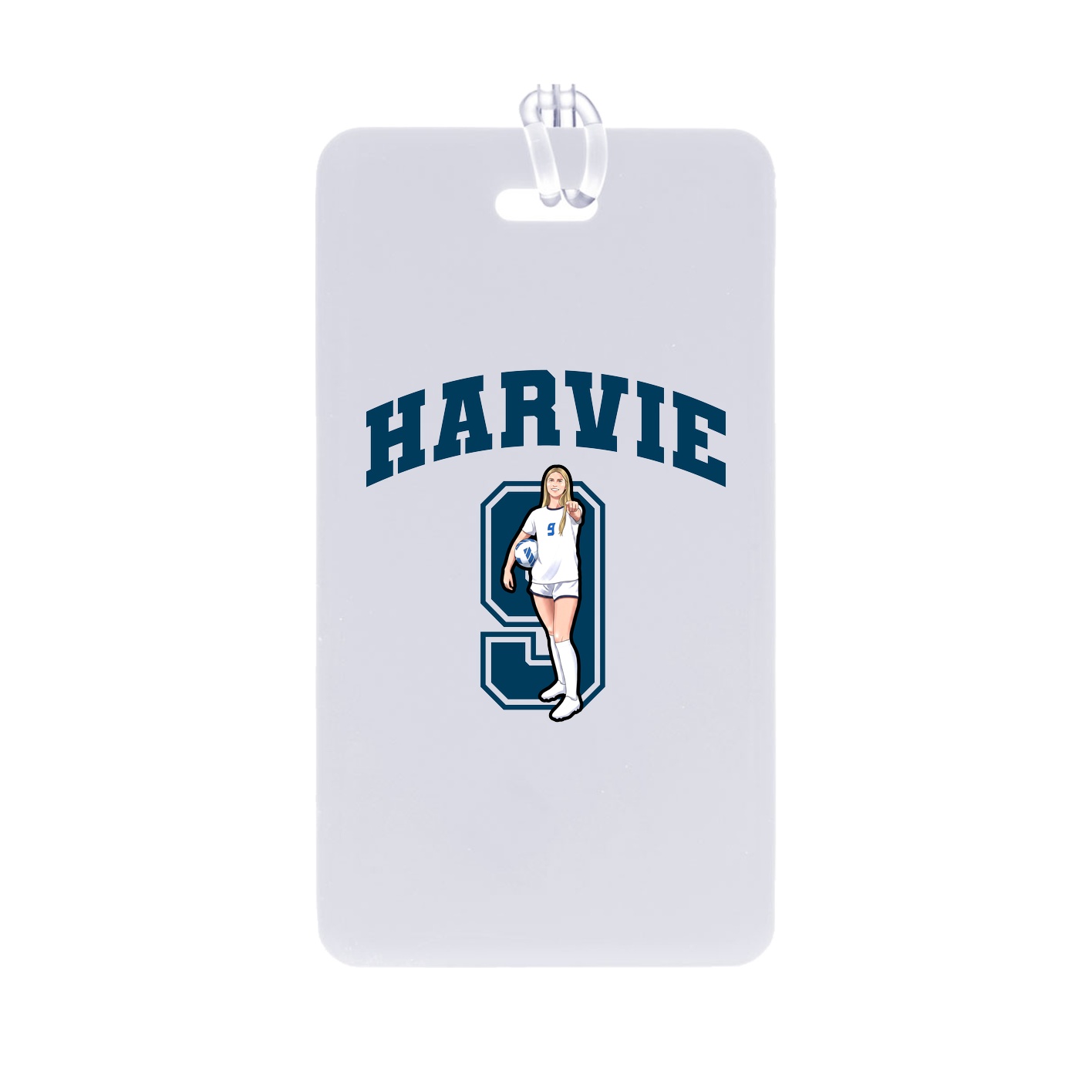 Bag Tag — Number in Classic