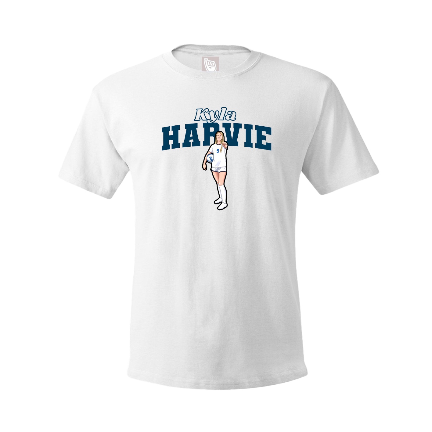 Tee — Name Arch in White
