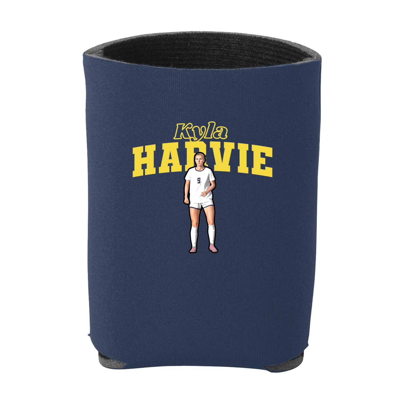 Can Holder — Name Arch in Navy