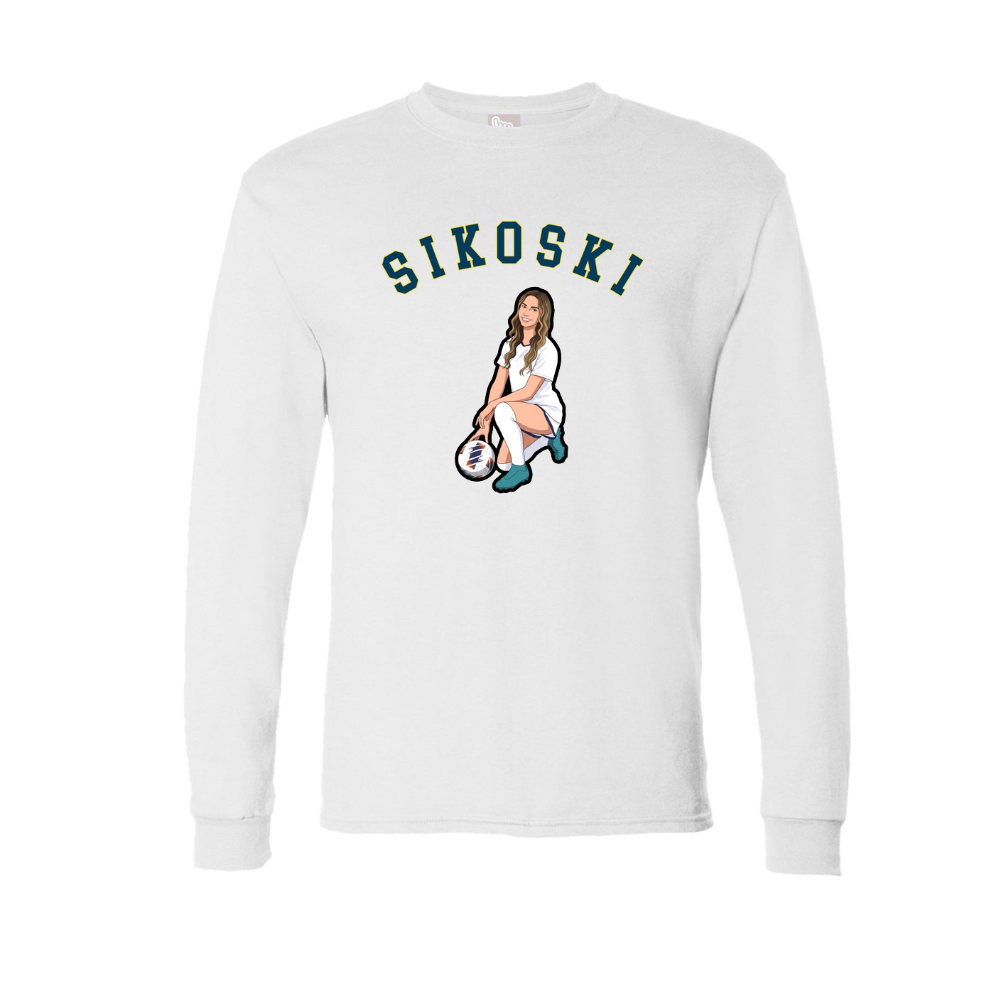 Long Sleeve Tee — Shirsey Arch in White