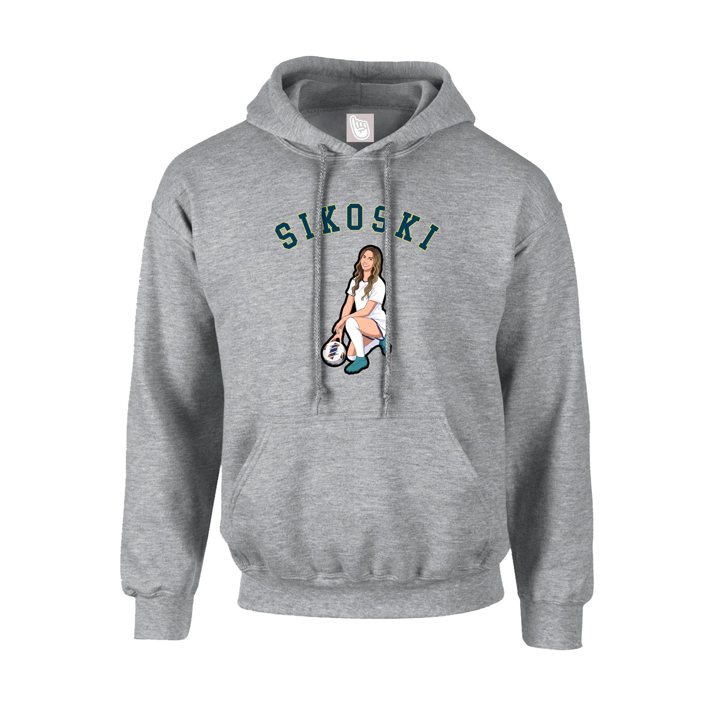 Youth Hoodie — Shirsey Arch in Grey