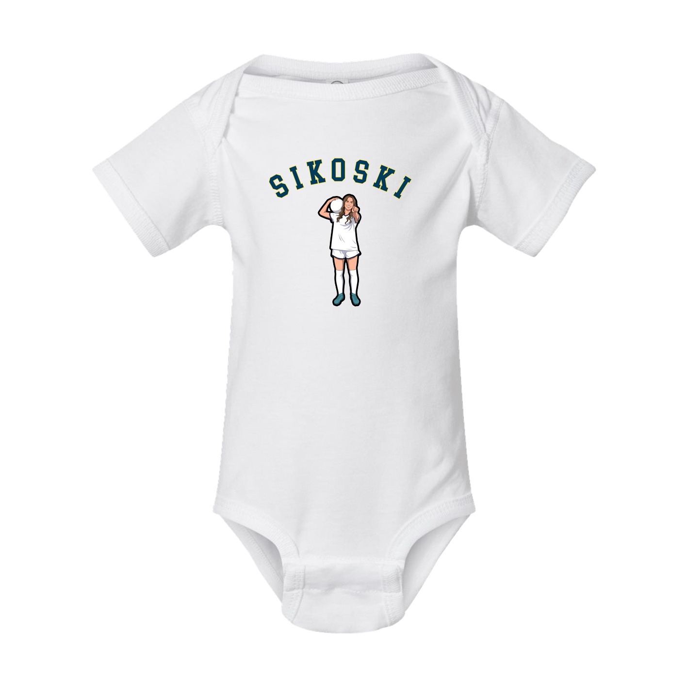 Baby Onesie — Shirsey Arch in White