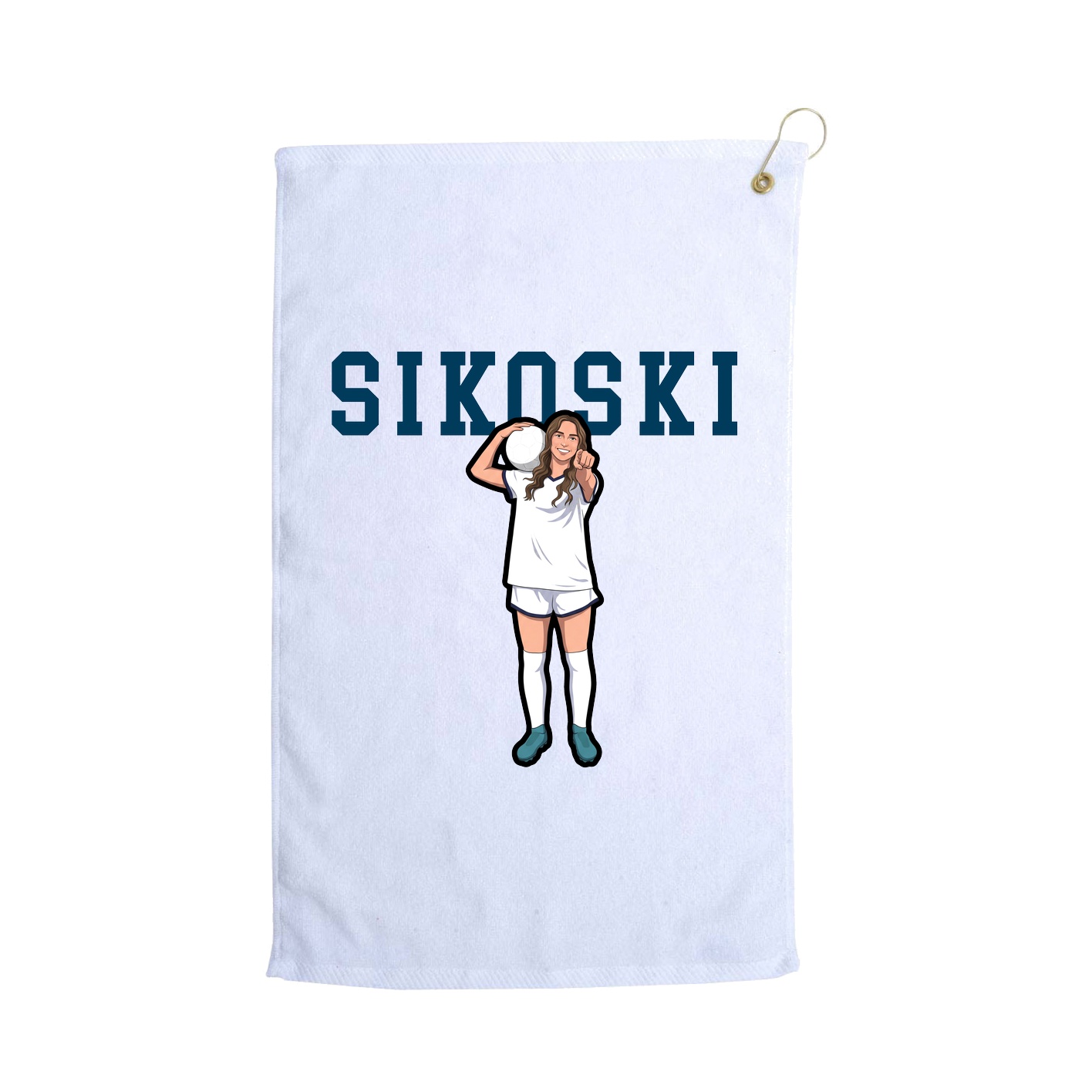 Golf Towel — Shirsey in White