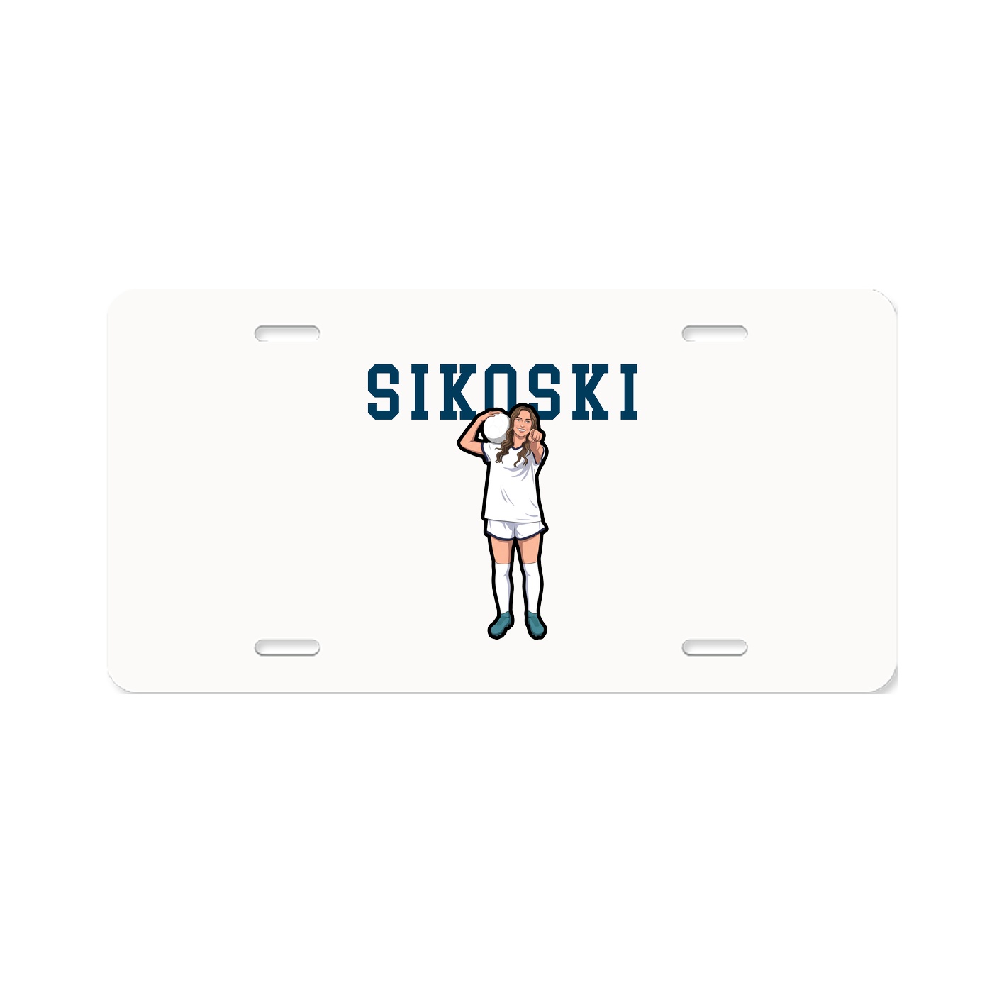 License Plate — Shirsey in Classic