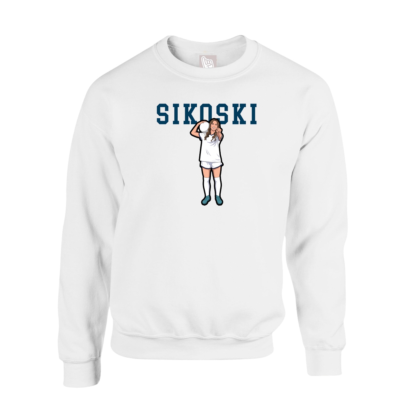 Fleece Crew — Shirsey in White