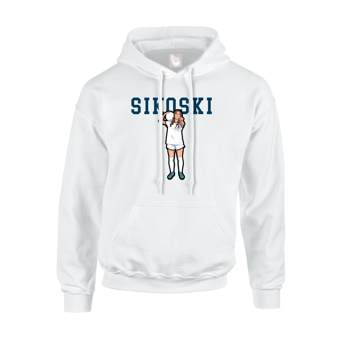 Youth Hoodie — Shirsey in White