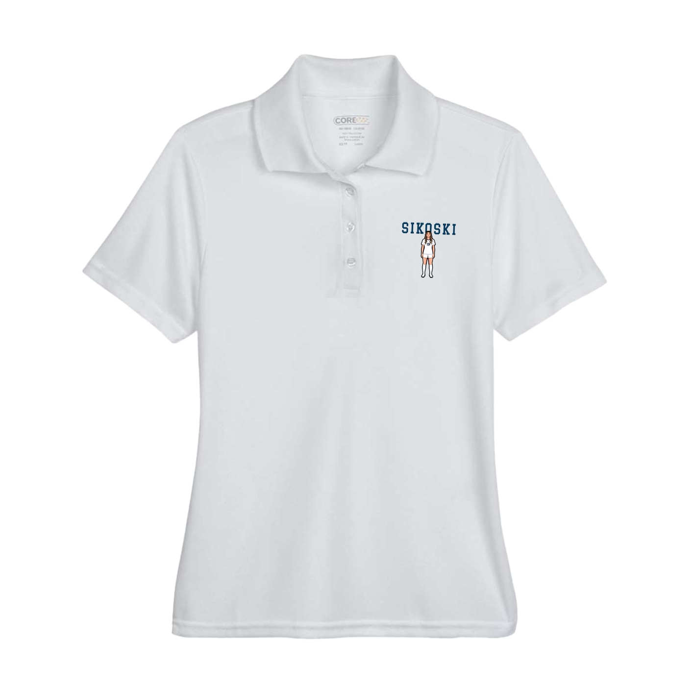 Womens Performance Polo — Shirsey in Grey