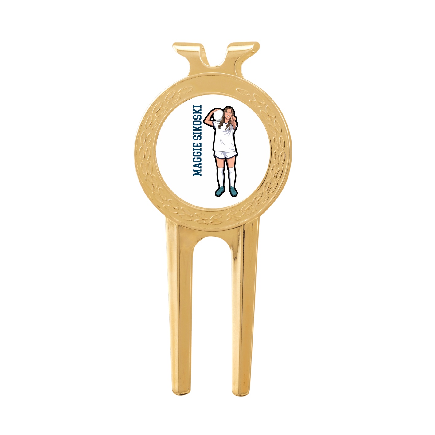 Divot Tool with Ball Marker — Name Vertical in Classic