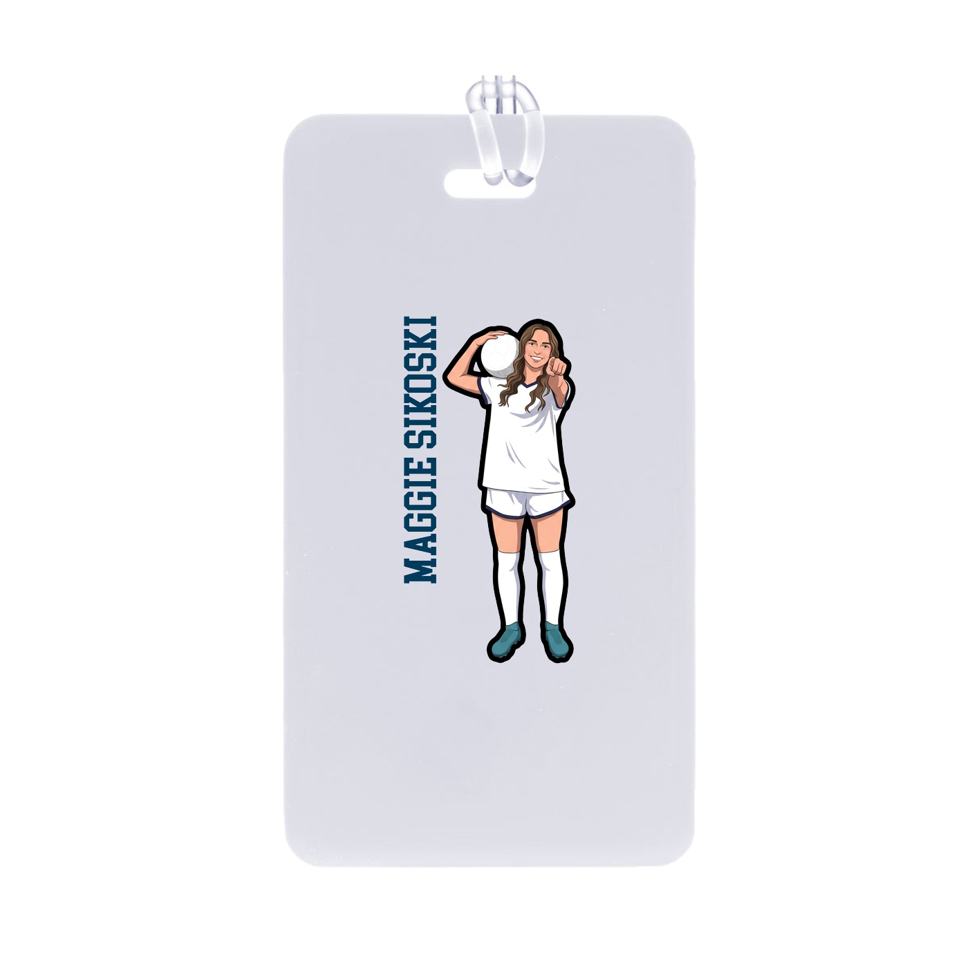Bag Tag — Name Vertical in Classic