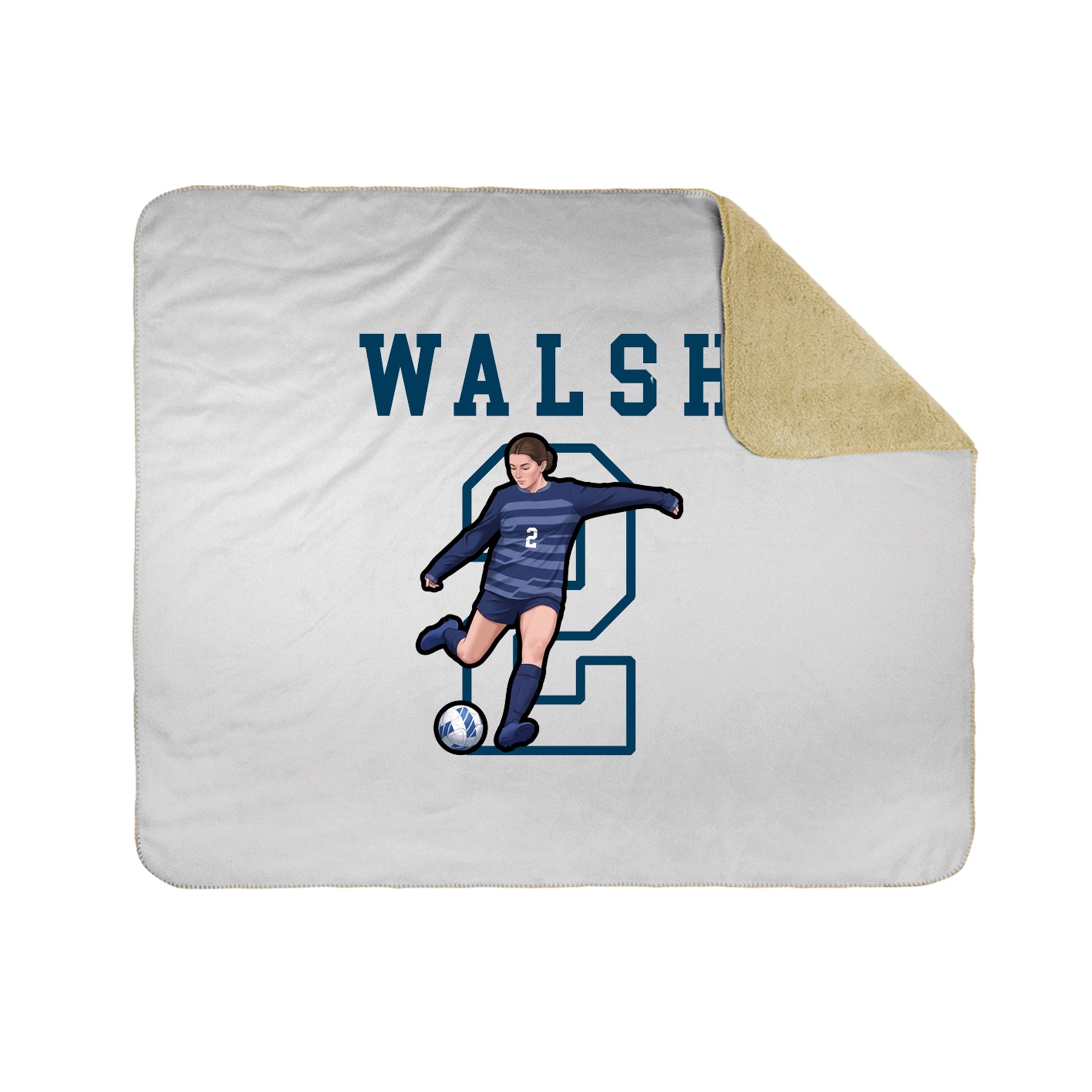Throw Blanket — Shirsey in White