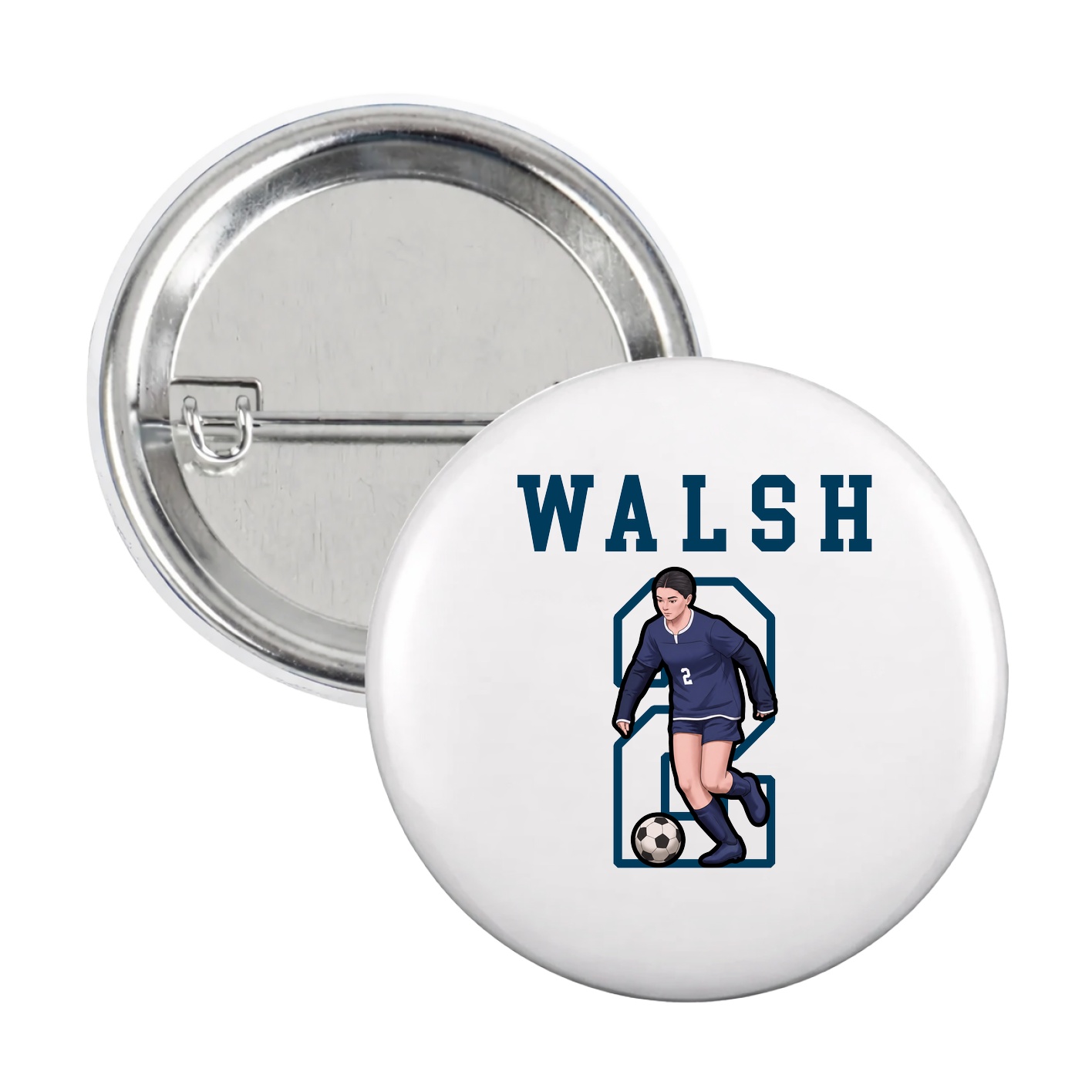 Game Day Button — Shirsey in White
