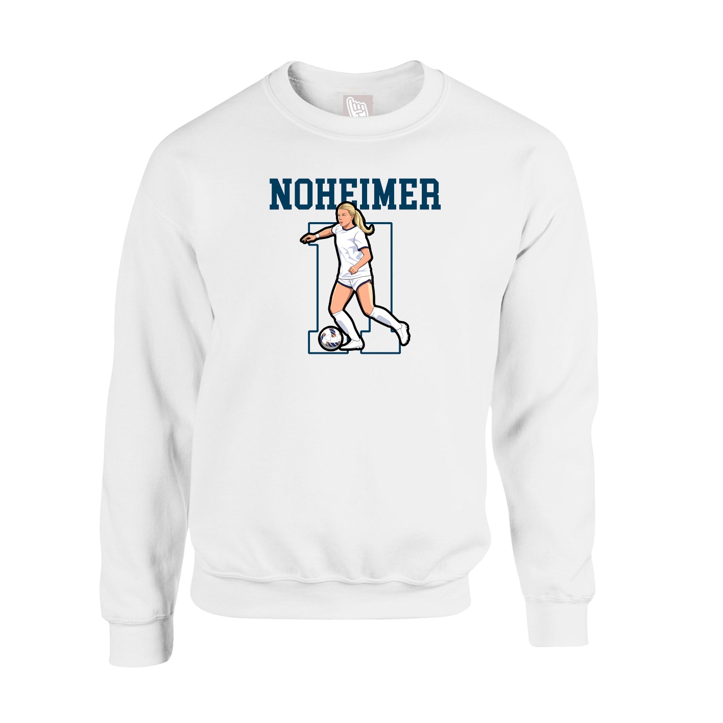 Fleece Crew — Shirsey in White