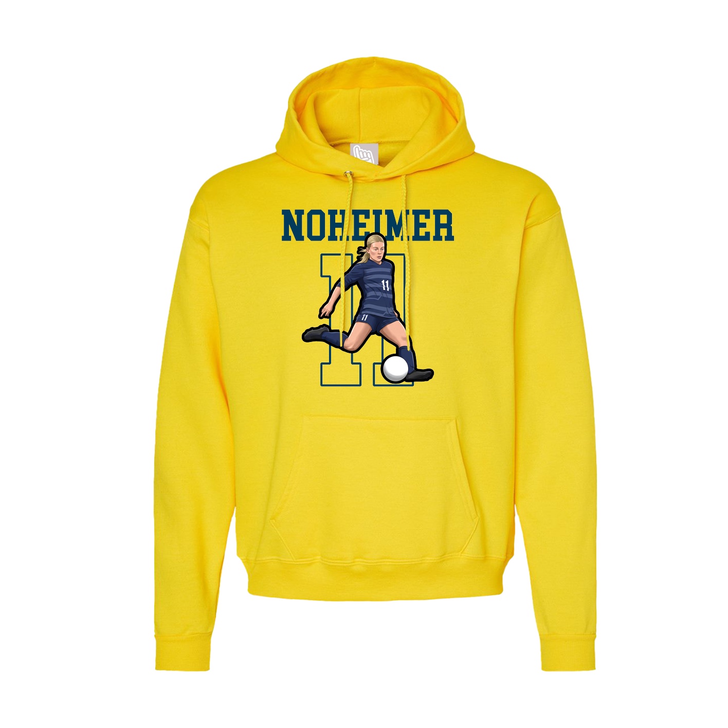 Hoodie — Shirsey in Yellow