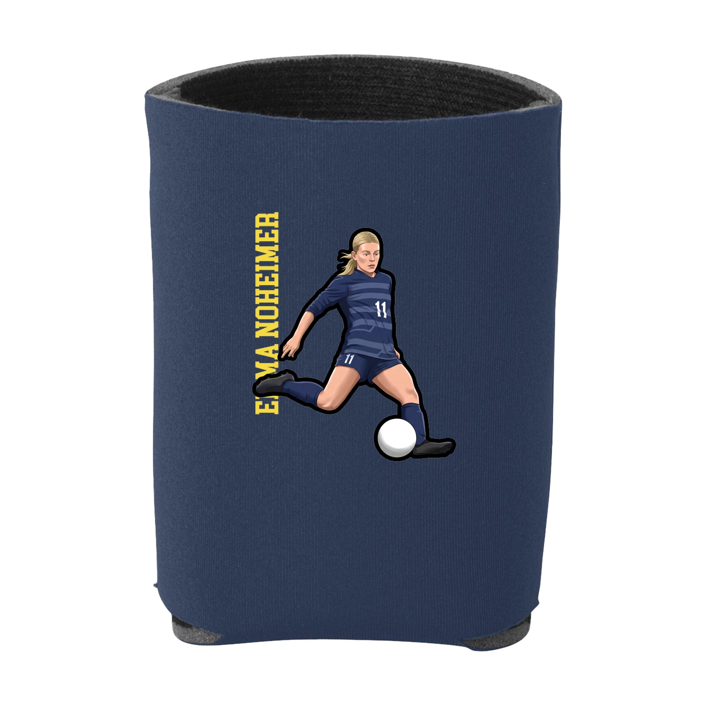 Can Holder — Name Vertical in Navy