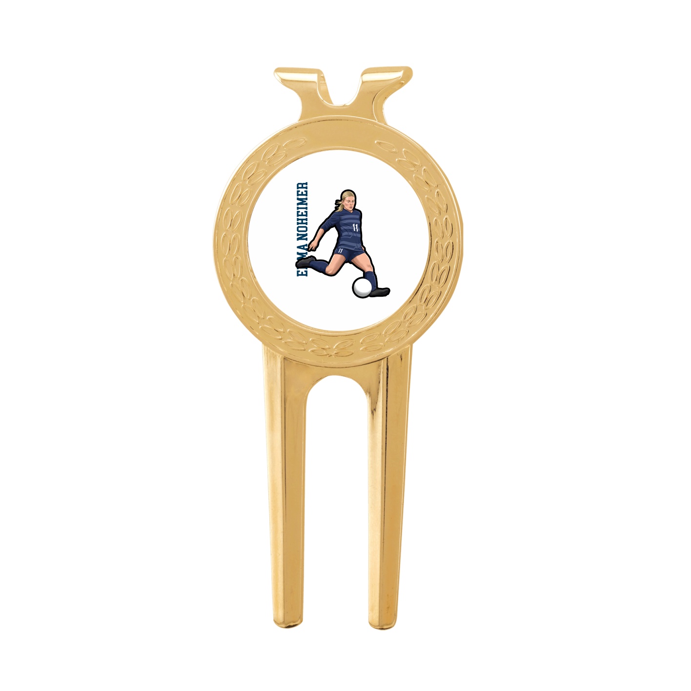 Divot Tool with Ball Marker — Name Vertical in Classic