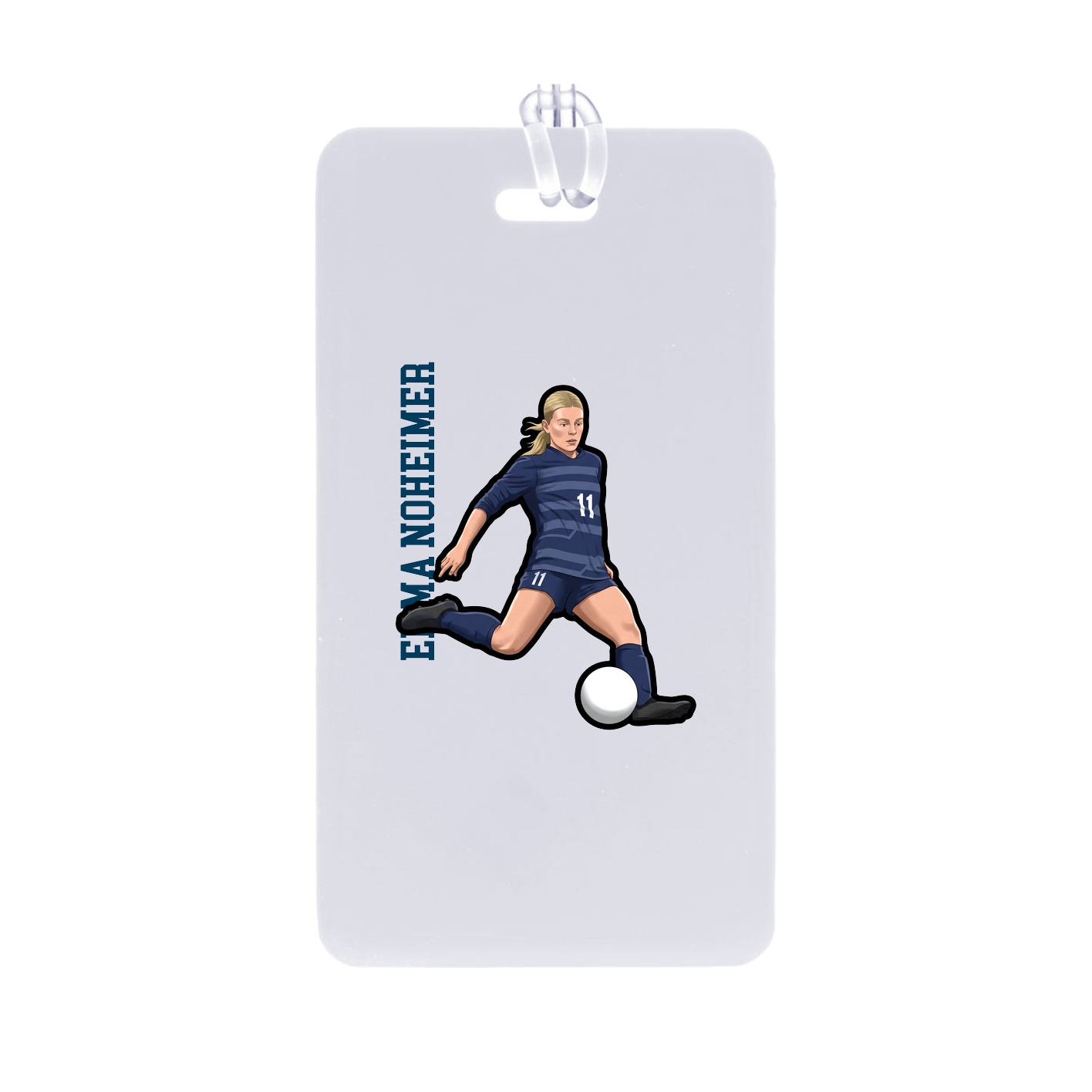 Bag Tag — Name Vertical in Classic