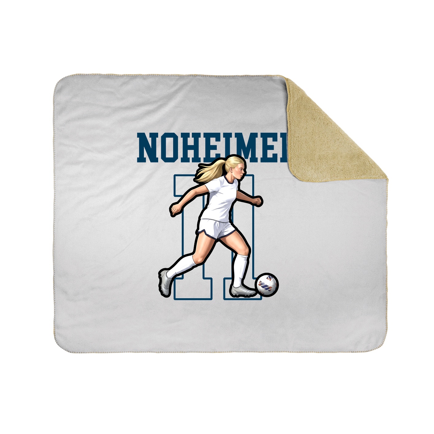 Throw Blanket — Shirsey in White