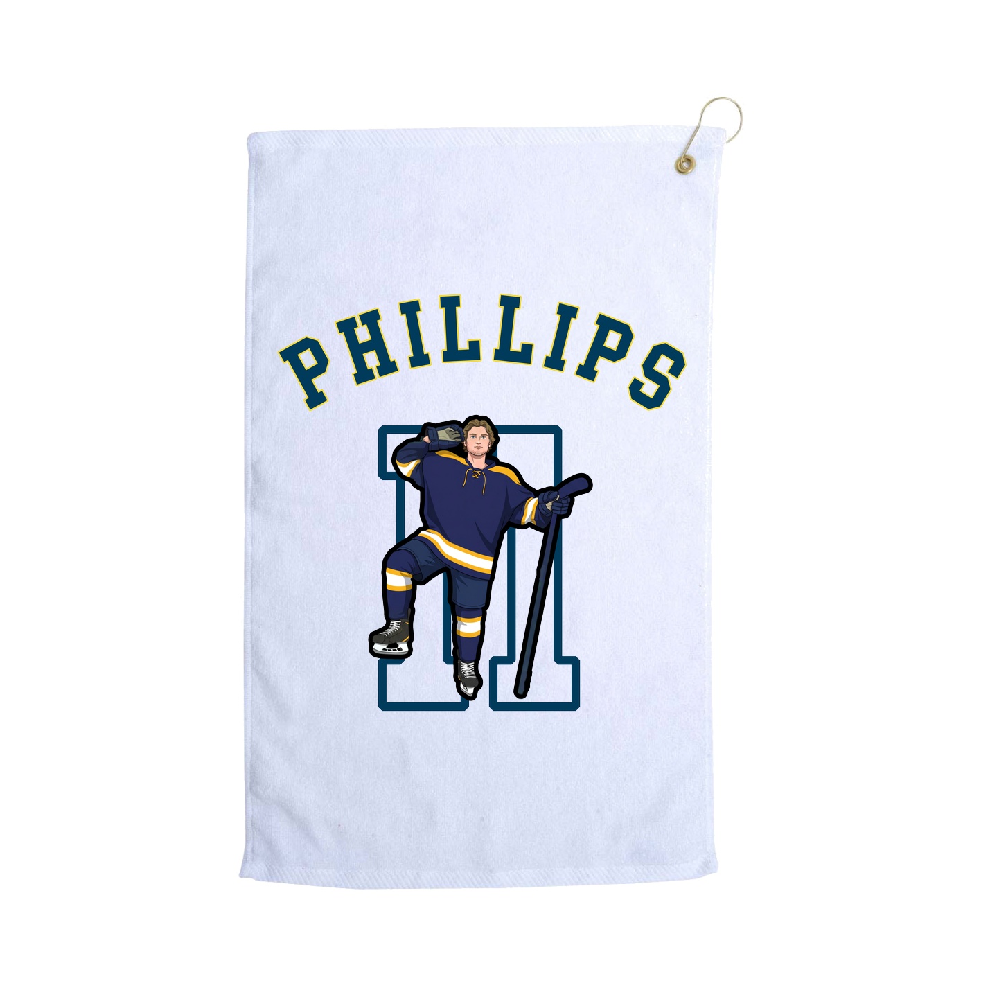 Golf Towel — Shirsey Arch in White