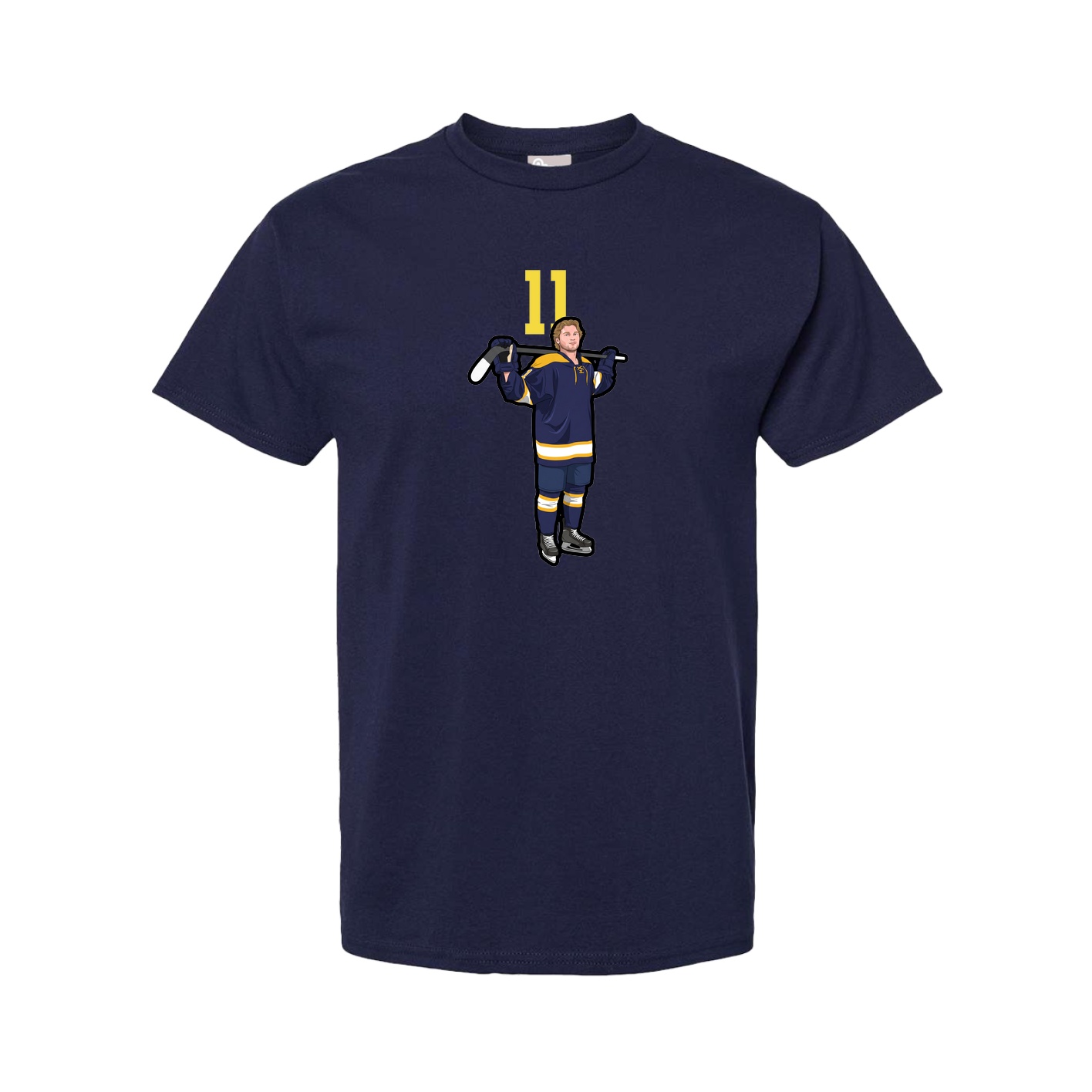 Youth Tee — Number Top in Navy
