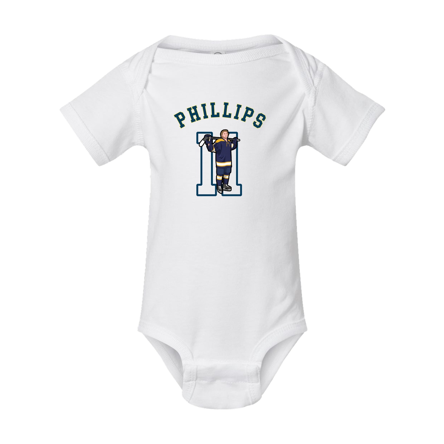 Baby Onesie — Shirsey Arch in White